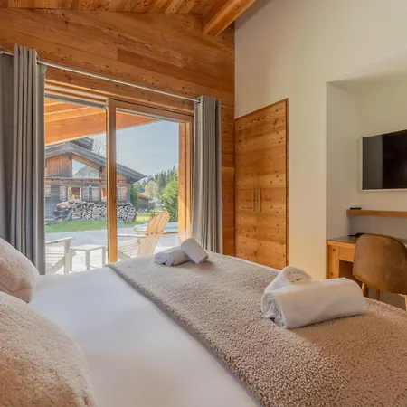 Luxury Mountain Pool Sauna Cinema 霞慕尼
